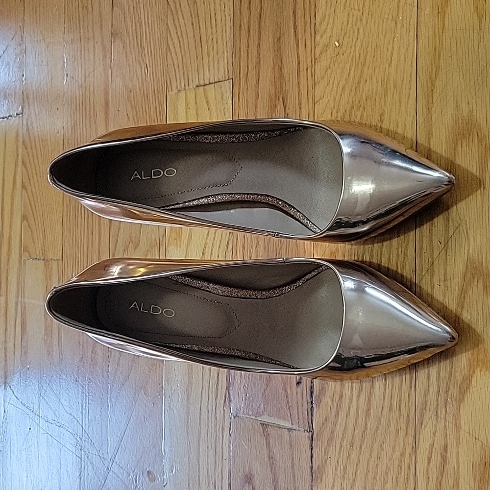 Rose gold heels